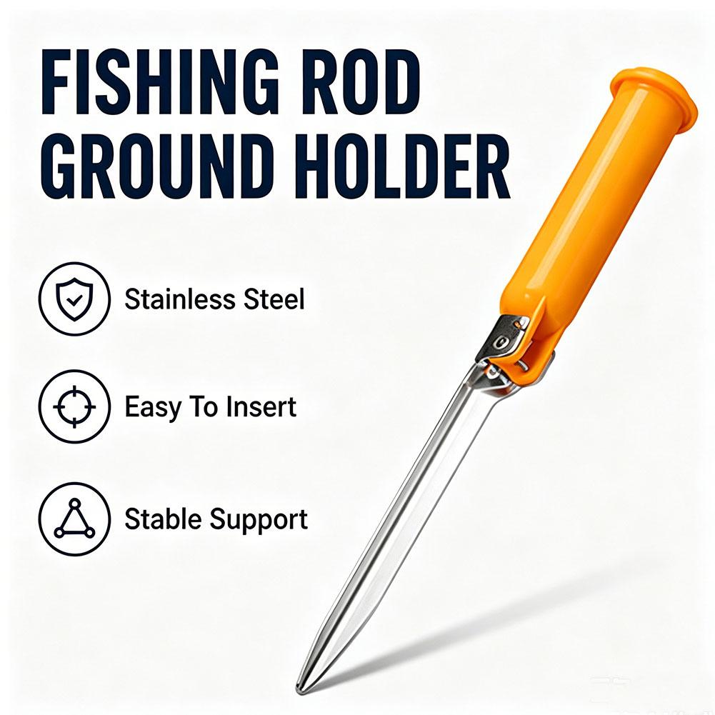 Fishing Kit Compact - Supporto Pieghevole Multifunzionale per Canna da