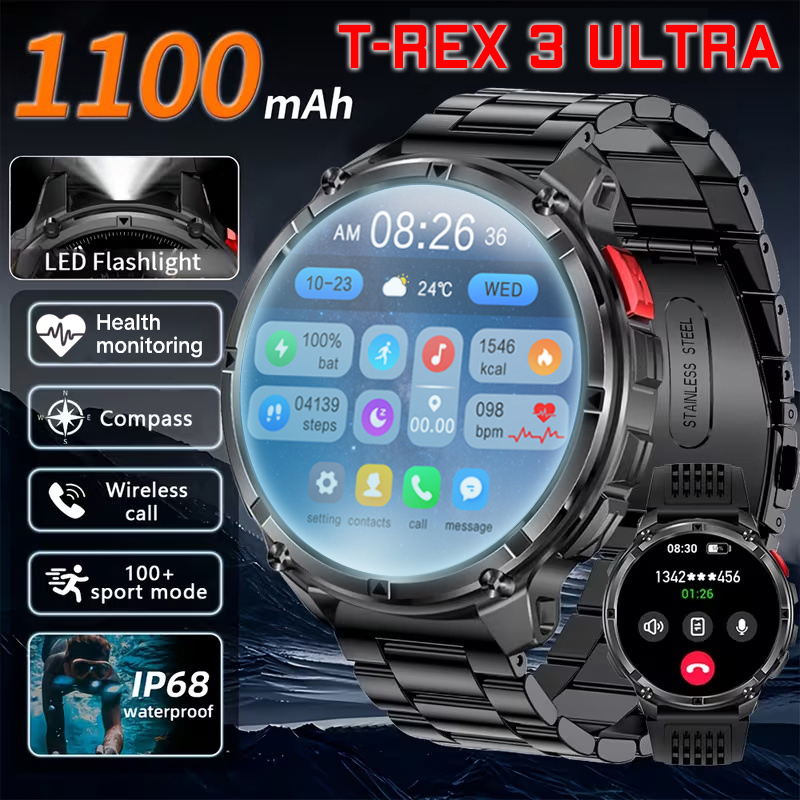 Compass Lensatic - Nuovo T-Rex3 Ultra 1100mAh Batteria Astuto