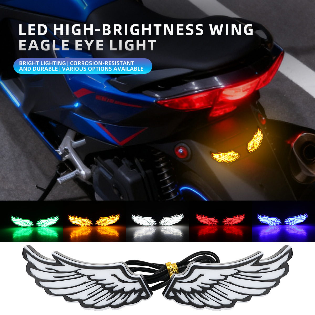 Sos Light Strobe - 1 Paio di Luci LED a