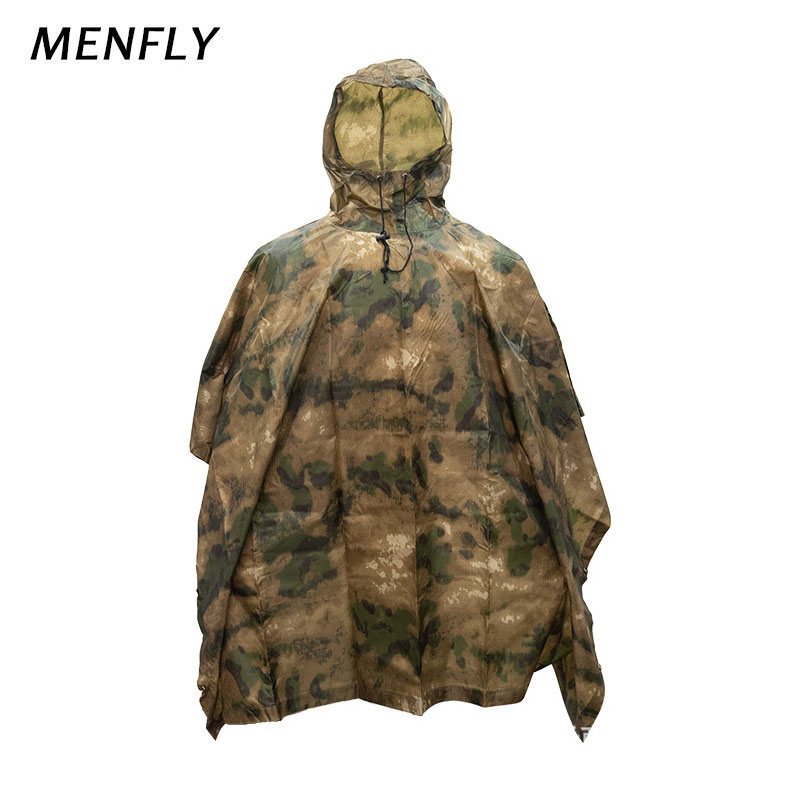 MENFLY ATFG Moss Camouflage gi - Emergency Poncho Rain recensione e prezzo