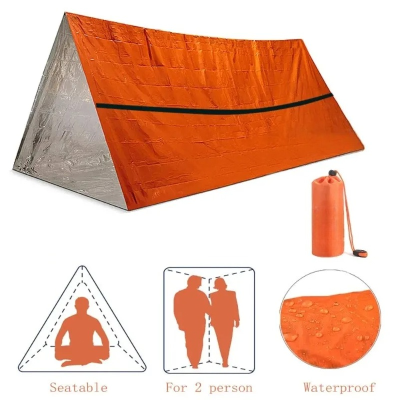 Kit Tenda di Emergenza per 2 P - Emergency Mylar Tent recensione e prezzo