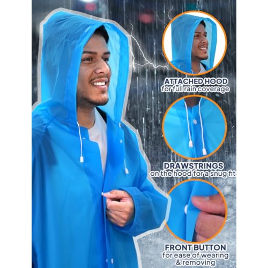 ANYOO Confezione da 2 Poncho A - Emergency Poncho Rain recensione e prezzo