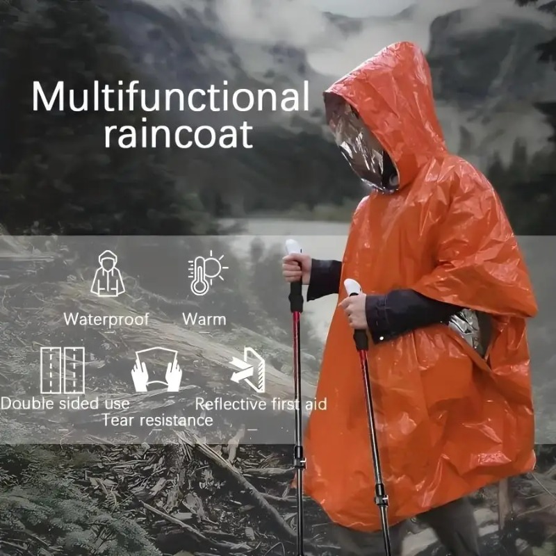 1-5 Pezzi Poncho Multifunziona - Emergency Poncho Rain recensione e prezzo